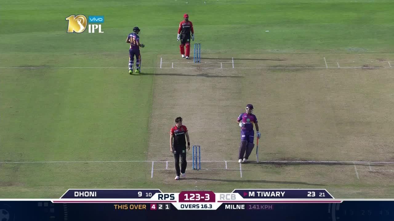 Manoj Tiwary proves his worth with a 44*(35)