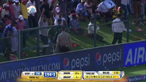 M3: CSK vs KXIP – Dwayne Bravo Six