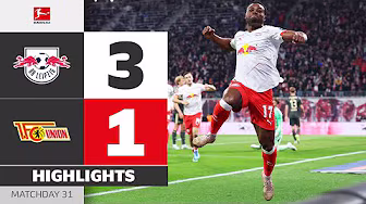 Leipzig on course for the UCL! | RB LEIPZIG - UNION BERLIN | Highlights | Matchday 31 – Bundesliga