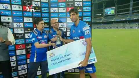 M12: MI vs CSK – Man Of The Match – Ashish Nehra