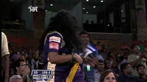 Match 73 KKR vs DD – Jayawardene's Wicket