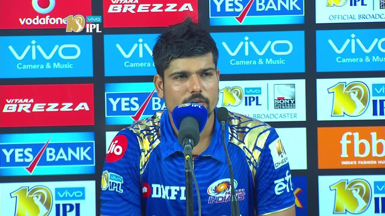 M38: MI vs RCB – Press Conference – Karn Sharma