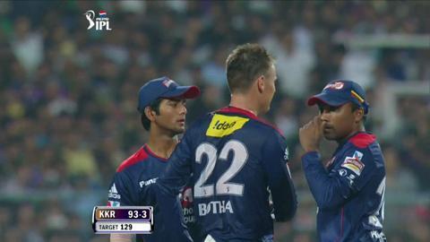 M1: KKR vs DD – Gautam Gambhir Wicket