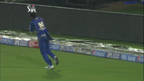 M36: SRH vs MI– Fall of Wickets background