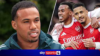 "I want to win the Premier League with Arsenal!" | Gabriel believes Gunners will win title!