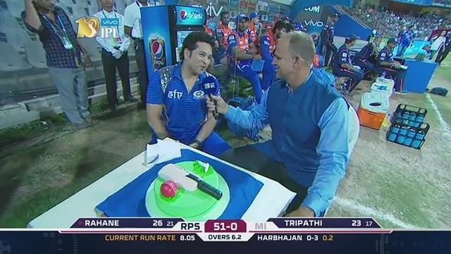 Sachin Tendulkar celebrates his Birthday at Wankhede stadium
