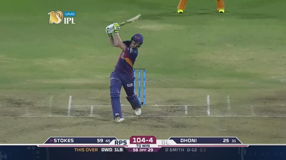 M39: RPS vs GL – Ben Stokes Six background