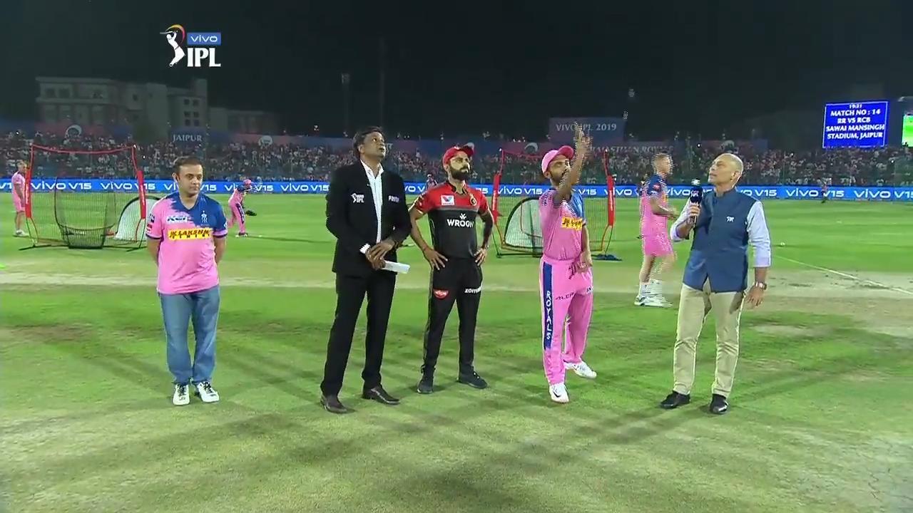 M14: RR vs RCB – Toss background