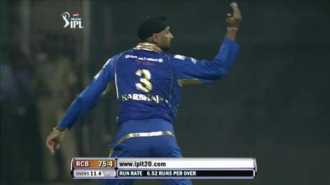 M2: RCB vs MI – Dan Christian Wicket