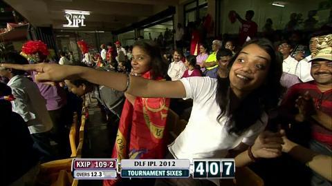 Match 44 RCB vs KXIP – Hussey's 1st Six