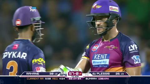 M1: MI vs RPS – Faf du Plessis Six background