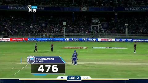 M47: MI vs DD – Krunal Pandya Six