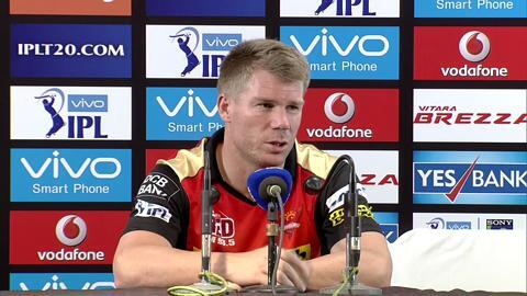M4: RCB vs SRH – Press Conference – David Warner