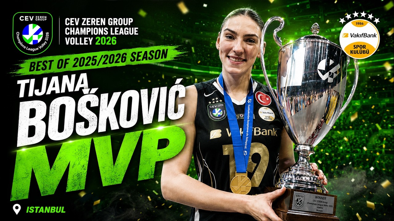AT LAST! 🏆 Tijana Bošković FINALLY Wins the Champions League Volley | MVP Season Highlights