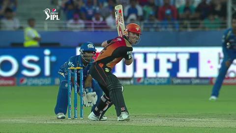 M20: MI vs SRH – David Warner Six