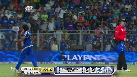 M51: MI vs KKR – Yusuf Pathan Six