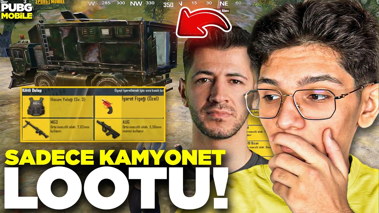 BUANG İLE SADECE GANİMET KAMYONU LOOTUYLA OYNADIK! - PUBG MOBİLE