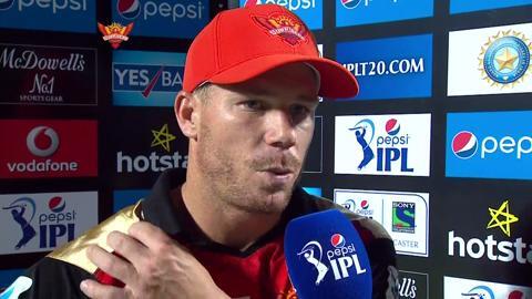 M13: SRH vs DD – David Warner Interview