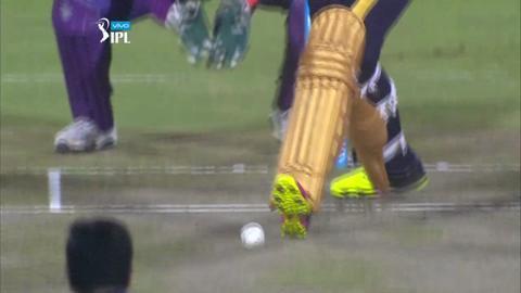 M45: KKR vs RPS – Robin Uthappa Wicket