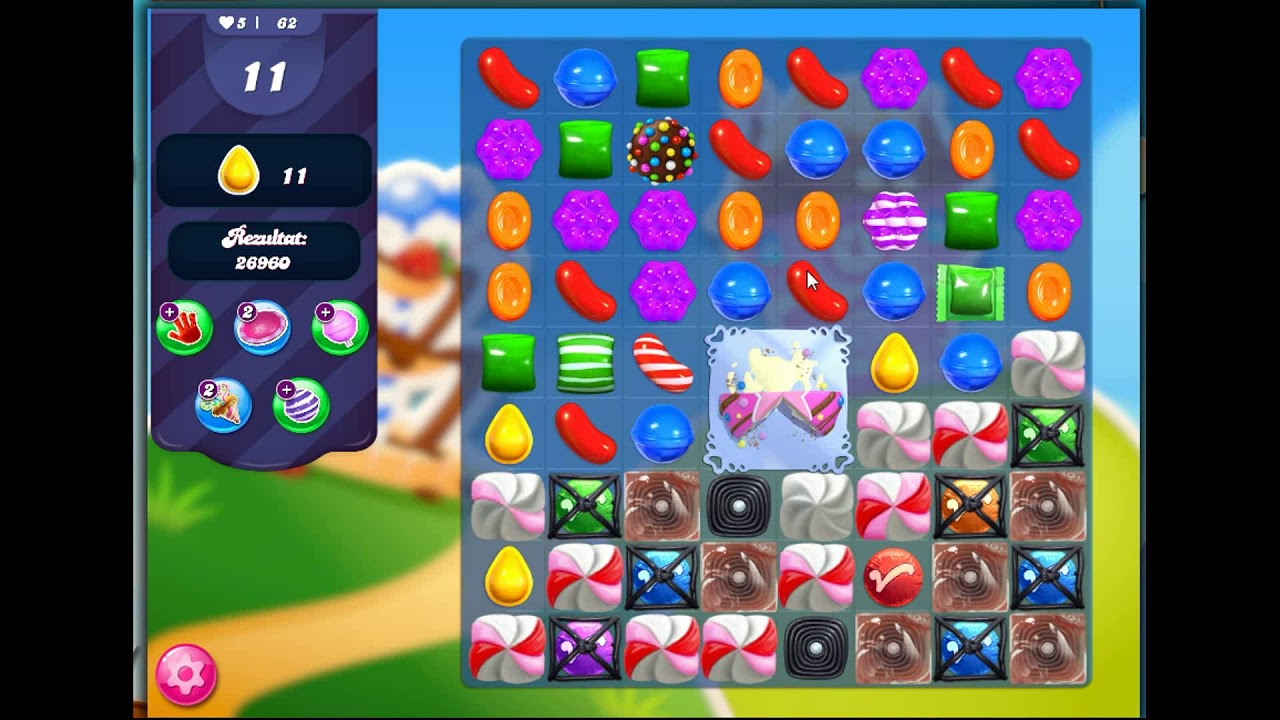 Candy Crush Saga SALTNADO LEVEL 62 background