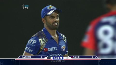 M47: MI vs DD – Imran Tahir Wicket