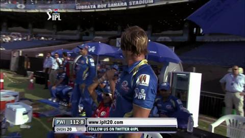 M58: PWI vs MI – Bhuvneshwar Kumar Wicket