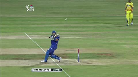 M30: CSK vs RR – Shane Watson Six background