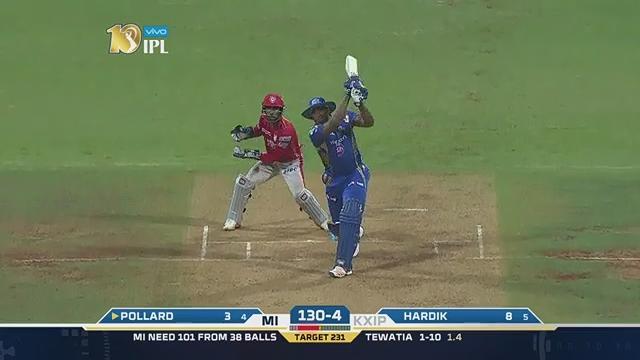 M51: MI vs KXIP – Kieron Pollard Six