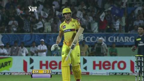 Match 6 CSK vs DC – du Plessis' Wicket background