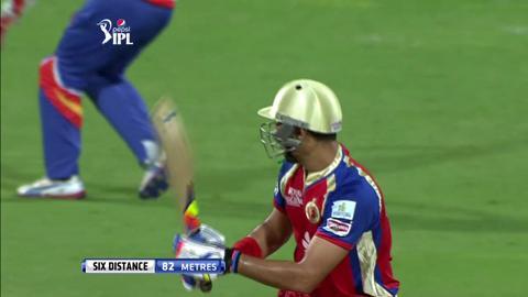 M38: RCB vs DD – Yuvraj Singh Six background