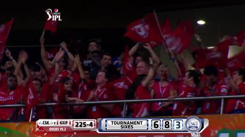M59: KXIP vs CSK – Wriddhiman Saha Six