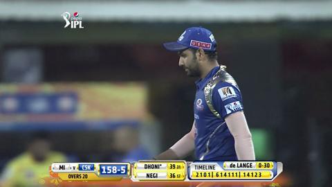 M43: CSK vs MI – Pawan Negi Wicket