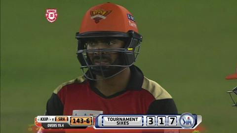 M27: KXIP vs SRH – Ashish Reddy Six