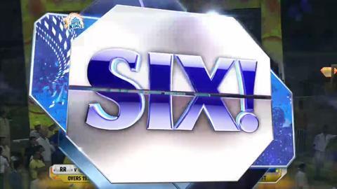 M37: CSK vs RR – MS Dhoni Six