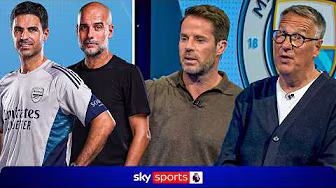 Race for the title! 🏆 | Redknapp and Merson discuss Arsenal and Man City's remaining fixtures