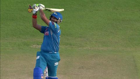 M65: KKR vs PWI – Yuvraj Singh Wicket background