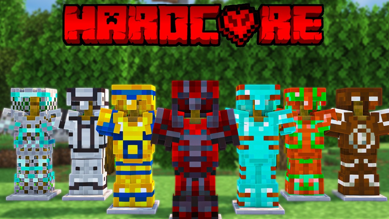 J'ai Récolté TOUT les MODELES DE FORGE sur Minecraft Hardcore !