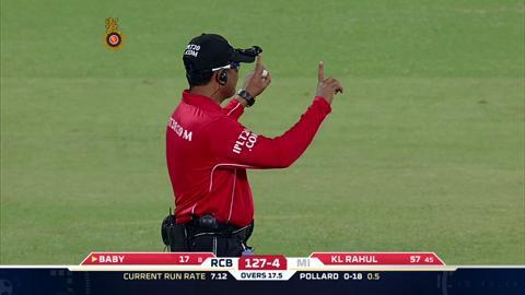 M41: RCB vs MI – Sachin Baby Six
