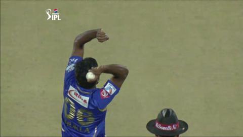 M8: RR vs KKR – Manvinder Bisla Wicket