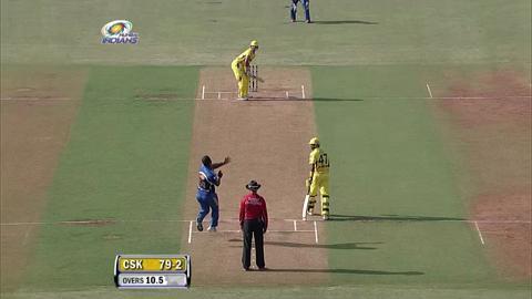 Match 49 MI vs CSK – Raina's 1st Six