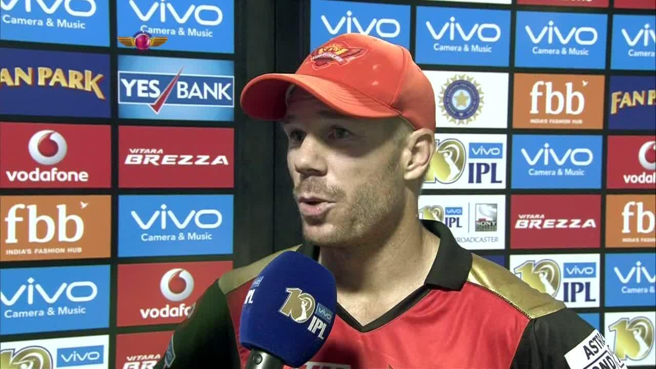 M24: RPS vs SRH – David Warner Interview