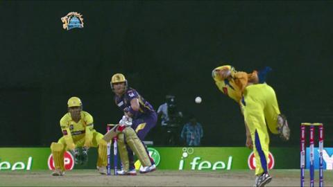 M38: CSK vs KKR – Brendon McCullum Wicket