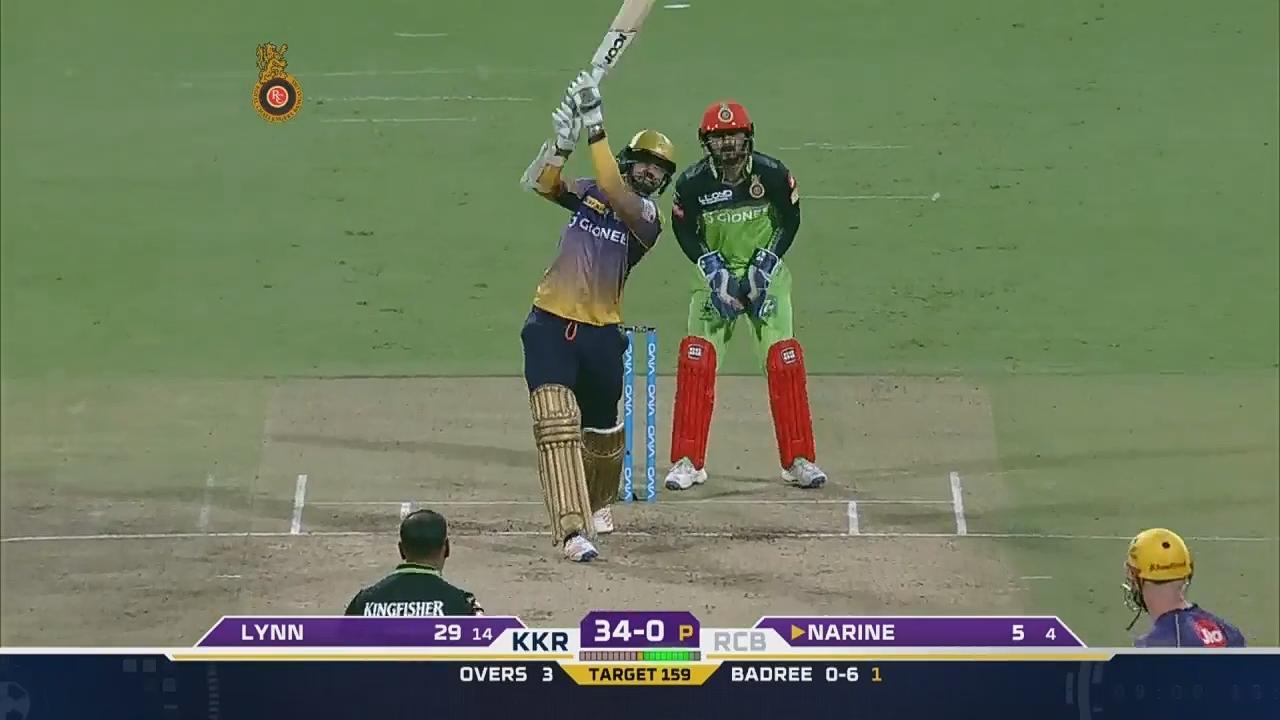M46: RCB vs KKR – Sunil Narine Six
