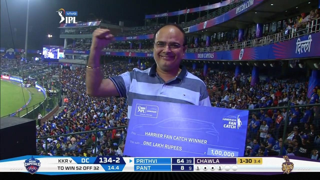 Presenting the Tata Harrier Fan Catch of the match