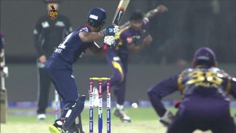 M1: KKR vs DD – Manpreet Juneja Wicket background
