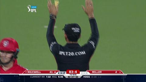 M32: KKR vs KXIP – YES Bank Maximum Sixes – Glenn Maxwell