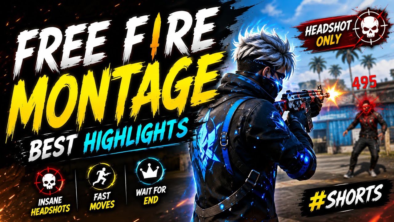 Free fire montage π½π€|| Free fire highlights #shorts background