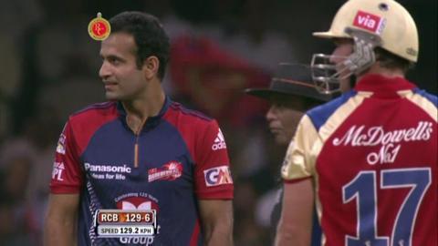 Match 5 RCB vs DD - de Villiers's 2nd Six