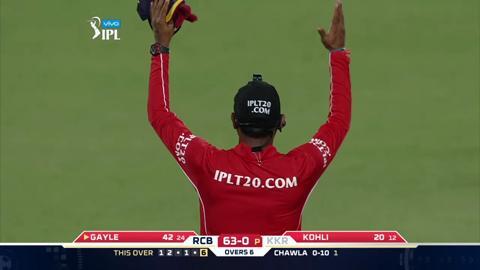 M48: KKR vs RCB – Chris Gayle Six