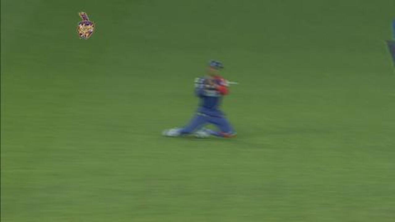 M6: KKR vs DD – Gautam Gambhir Wicket